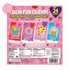 Food Fun Friends Friendship Exchange Kit with Lollipops - 24 Count Assorted Fruit Flavors view 3