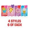 Food Fun Friends Friendship Exchange Kit with Lollipops - 24 Count Assorted Fruit Flavors view 4