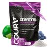 COURA Creatine Monohydrate Lemon-Berries Flavor - Sports Supplement - Strength and Endurance - Ideal for Intense Workouts - Gluten Free - Bottle Free - 450g view 1