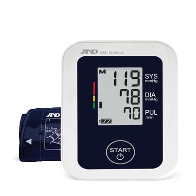 A&D Medical Blood Pressure Monitor for Home Use UA-651SAC Petite Upper Arm BP Machine Small Cuff (6.39.4 / 16-24 cm) Adults, Easy to Use, AC Adapter