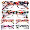 BLOEXCLU 6 Pack Reading Glasses for Women Men Blue Light Blocking Spring Hinge Computer Readers, Anti Eyestrain/Glare (6 Mixed C6, 1.5, Diopters) view 1