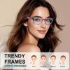 BLOEXCLU 6 Pack Reading Glasses for Women Men Blue Light Blocking Spring Hinge Computer Readers, Anti Eyestrain/Glare (6 Mixed C6, 1.5, Diopters) view 2