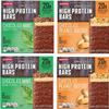 4 PACK ** DELICIOUS Chocolate Mint & Chocolate Peanut Butter High Protein Bars - 6 Bars Per Box x 4 Boxes for a Total of 24 Bars  2 Boxes of Each Flavor  20g Protein PER BAR!!!  14 Essential Vitamins & Minerals  Perfect for On-the-Go Fuel. view 1