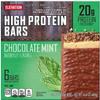 4 PACK ** DELICIOUS Chocolate Mint & Chocolate Peanut Butter High Protein Bars - 6 Bars Per Box x 4 Boxes for a Total of 24 Bars  2 Boxes of Each Flavor  20g Protein PER BAR!!!  14 Essential Vitamins & Minerals  Perfect for On-the-Go Fuel. view 4