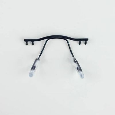 100pcs Glasses Nose Pad Arm Metal Rimless Optical Frame Nose Pad Holder Glasses Accessories(1)