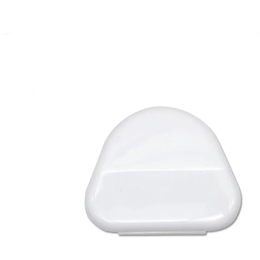50-Pack Assorted Denture Storage Boxes Orthodontic Retainer Boxes Mouth Guard Containers Supplies Trays Dental Supplies(White)