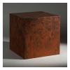 Holyart Funeral urn Smooth Cube Briar Effect Matte 5L view 2