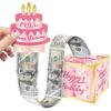 Adecortalk Birthday Money Box for Cash Gift with Surprise Money Gift Boxes for Kids Girls Women Adults Surprise Gift Box Birthday Party Decorations- Fun Ways to Give Cash as A Gifts (Pink) view 1