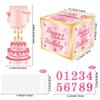 Adecortalk Birthday Money Box for Cash Gift with Surprise Money Gift Boxes for Kids Girls Women Adults Surprise Gift Box Birthday Party Decorations- Fun Ways to Give Cash as A Gifts (Pink) view 2