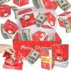 12pcs Surprise Gift Box Explosion, Merry Christmas Folding Bouncing Envelope (Red) view 1