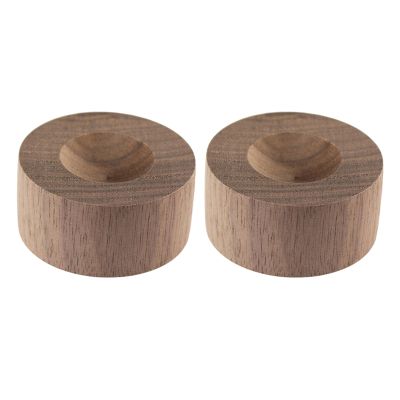 2 PCS Wooden Essential Oil Diffuser - Walnut Wood Aromatherapy Diffuser, Small Cylinder Design for Home, Office, Car, Wardrobe, Yoga Hall, and SPA