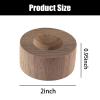 2 PCS Wooden Essential Oil Diffuser - Walnut Wood Aromatherapy Diffuser, Small Cylinder Design for Home, Office, Car, Wardrobe, Yoga Hall, and SPA view 3