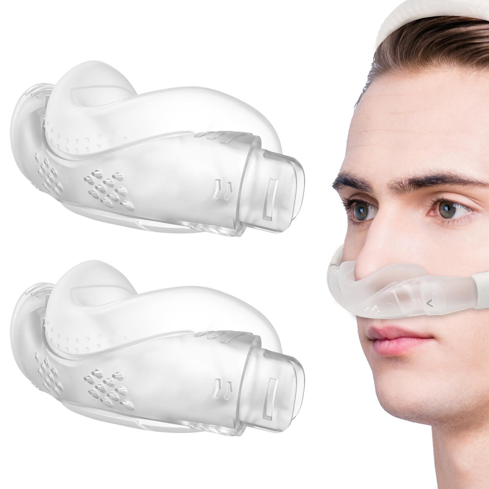 2 Pack Seal Securely Cushions for AirFit N30i FSA or HSA Eligible Comfortabe and Unobtrusive Design Replacement CPAP Supplies NO Irritation & Soreness Old Version - Medium