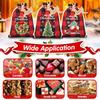 Airabc 24 Pcs Christmas Burlap Gift Bags, Small Goody Bags with Drawstrings for Xmas Holiday Party Favors Supplies, 12 Designs (7 x 5 Inch) view 4