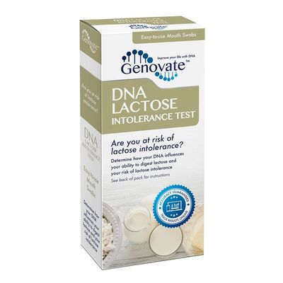 Genovate DNA Lactose Intolerance Test - Discover Your Body's Response to Dairy