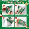 12pcs Surprise Gift Box Explosion, Merry Boxes, Folding Bouncing Envelope (Green) view 3