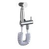 FDAVDNMG HandheldSprayer for Toilet Brass Portable Baby Cloth Diaper Sprayer Hand Held ToiletSprayer Head withHose for Feminine Wash, Pet Washing, Easy to Install, Chrome view 1