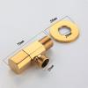 FDAVDNMG HandheldSprayer for Toilet Brass Portable Baby Cloth Diaper Sprayer Gold Hand Held ToiletSprayer Head withHose and Bracket, for Feminine Wash, Pet Washing view 4