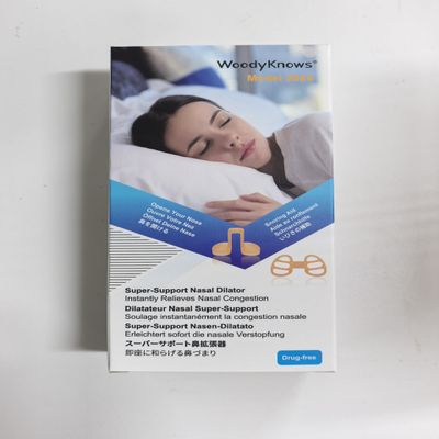 WoodyKnows Super-Support Nasal Dilator, Model Standard, Improves Sleep and Sports Airflow, Nasal Congestion and Nose-Related snoring aid (S 8Pack)