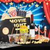 Boao 36 Sets Movie Night Party Cups with Lids and Paper Straws 14 oz Movie Night Birthday Party Supplies Favors Disposable Clear Plastic Cups Bulk view 4