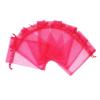 50 PCS Rose Red Organza Gift Bags with Drawstring,10 x 15 cm Sheer Gift Wrap Bags Mesh Jewelry Pouches Candy Bags for Christmas,Wedding Party Favors view 3
