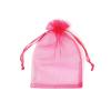 50 PCS Rose Red Organza Gift Bags with Drawstring,10 x 15 cm Sheer Gift Wrap Bags Mesh Jewelry Pouches Candy Bags for Christmas,Wedding Party Favors view 4