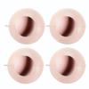 Washable Reusable Gel Lint Roller for Pet Hair, Tecogue Portable Dog Cat Pet Hair Remover for Clothes, Laundries, Sticky Cleaner, Dust Fuzz Fur for Travel Household (Pink-4pcs) view 1