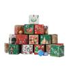 24 PCS Cardboard Gift Boxes | 2.76"x2.76"x2.76" Square Boxes with Lids | Small Gift Boxes for Christmas Holidays view 4