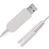 Charger Cord Replacement for Toothbrush Water-pik Water Flosser WP462 WP462W WP450 WP468 WP360 WP360W WP360C WP400 WP440 WP440C WF13 WP100 Series 3V USB Portable Charging Cable White view 1