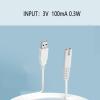 Charger Cord Replacement for Toothbrush Water-pik Water Flosser WP462 WP462W WP450 WP468 WP360 WP360W WP360C WP400 WP440 WP440C WF13 WP100 Series 3V USB Portable Charging Cable White view 4