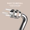 24 Inch Anti Slip Shower Grab Bar, Munzong 2 Pack Stainless Steel Bathroom Grab Bar, Brushed Nickel Knurled Bathroom Balance Bar,Safety Hand Rail Support Handicap Elderly Senior Assist Bath Handle view 4