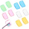 10 Pack Toothbrush Head Cover Caps Tooth Brush Cover for Travel Toothbrush Protector Portable Dustproof Brush Head Covers for Home Office Hotel Outdoor Fits Most Manual and Electric Toothbrushes view 1
