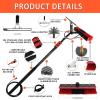 Water Fed Pole Brush Kit, Water Fed Brush, Water Fed Cleaning System, Water Fed Pole Kit, Outdoor Window Cleaner for High Windows Cleaning Solar Photovoltaic Panel Cleaning Clean Windows(18FT) view 2