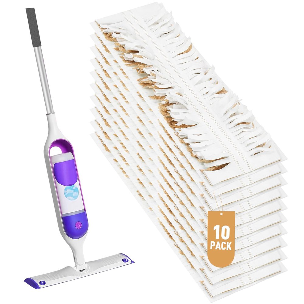 10 Pack Disposable Power Mop Pads Refilles for Swiffer PowerMop Multi-Surface Replacement Mopping Refills Pads