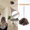 Extendable 81.9 Inch Ostrich Feather Duster with Extension Used for Home Cleaning Ceilings Furniture Fans Washable1.8M Telescopic Rod,Grey view 3