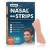 100Pcs Nasal Strips for Snoring, Extra Strength Nose Strips Breathing, Nose Tape for Sports and Sleep, Anti Snoring Strips Help Stop Snoring and Nasal Congestion Relief view 1
