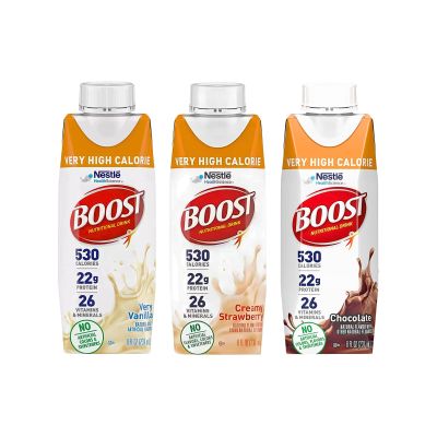 Boost Very High Calorie Nutritional Drink, Variety Pack 8 Fl Oz (Pack of 3)