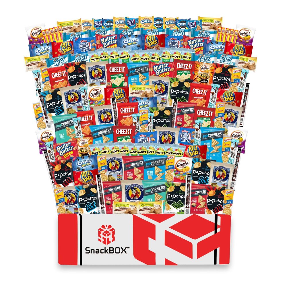 CLASSIC Office Variety Catering Care Package (150) Snacks | Mothers Day Holiday, Teachers, Back to School, Date Night, College, Gift Baskets, Student, Birthday, Chips, Office, Military, Gift Ideas