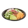 RW Base 10.4 Inch Microwavable Food Plates, 100 Round Plastic Plates - Disposable, Heavy-Duty, Black Plastic Dinner Plates, Serve Hot And Cold Foods, For Restaurants And Cafes - Restaurantware view 2