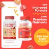 SmartyPants Kids Multivitamin Gummies - Improved Formula: Omega 3 (DHA/EPA), Vitamins D3, C, B12, B6, Vitamin A, K & Zinc, Gluten Free, Three Fruit Flavors, 60 Count (30 Day Supply) view 2
