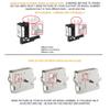 EQUIP. DR US WD12X10163,1055139,AH958966 EDR58966X1 compatible with GE Diswasher Detergent and Rinse Aid Dispenser fits old #s WD12X10163,1055139,AH958966 view 4