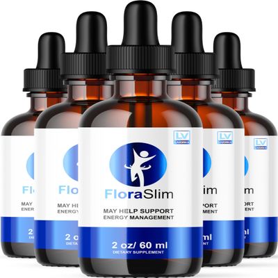 LIVORKA FloraSlim Advanced Formula Liquid Drops, All Natural, Pack of 5 Bottles for 150 Days