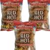 Old Vienna of St. Louis - Chicharrones Red Hot Flavored Fried Pork Skins- 2.375 Oz Bags - Pack of 3 view 1