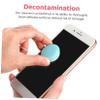 SOESFOUFU 6pcs Macaron Shape Screen Lens Cleaning Cloths for Electronics Glasses Phone Camera Dust Stain Portable Random Color view 3