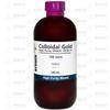 250 mL of Gold NanoParticle (AuNP) Solution: 100 mg/L of 99.99+% Pure Gold AuNPs in Water - Clear Plastic Bottle view 2