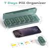      , Am & Pm Pill Organizer 7 Days, Meicine Pill Organinzer, Pill Box 7 Day, Weekly Pill Organizer for Travel, Vitamins, Fish Oils, Supplements view 2