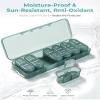      , Am & Pm Pill Organizer 7 Days, Meicine Pill Organinzer, Pill Box 7 Day, Weekly Pill Organizer for Travel, Vitamins, Fish Oils, Supplements view 4