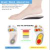 Plantar Fasciitis Inoles Heel Cup Arch Support InsertPORON Cushion - Made in USA Heel Pain, Heel Spurs, Flat Feet, Tendonitis, Shock Absorption (Gray, Women 12-14 / Men 10-14.5) view 4