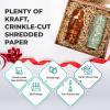 2.2 LB Kraft Shredded Paper for Gift Baskets, Effective Crinkle Paper and Basket Filler, Ideal for Gift Box Stuffing and Handmade Decoration, Birthdays, Weddings, Anniversaries, and All Occasions view 3