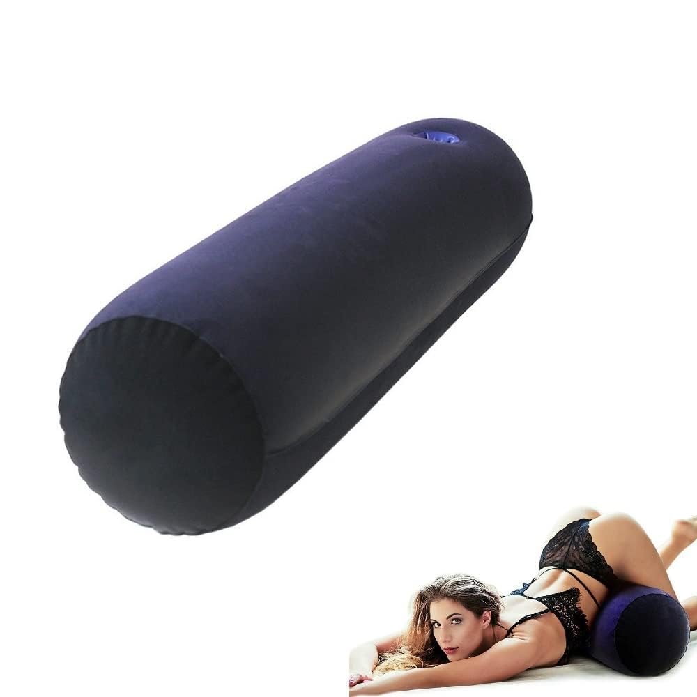 Magic Long Round Cushion Body Pillow for Couples Positioning Cyclinder Pillow Inflatable Cushion Wrist Restraints for Couple Under Queen Bed Couples Hand Leg Cuffs Strap Set Ankle Sweater Yoga IFG8